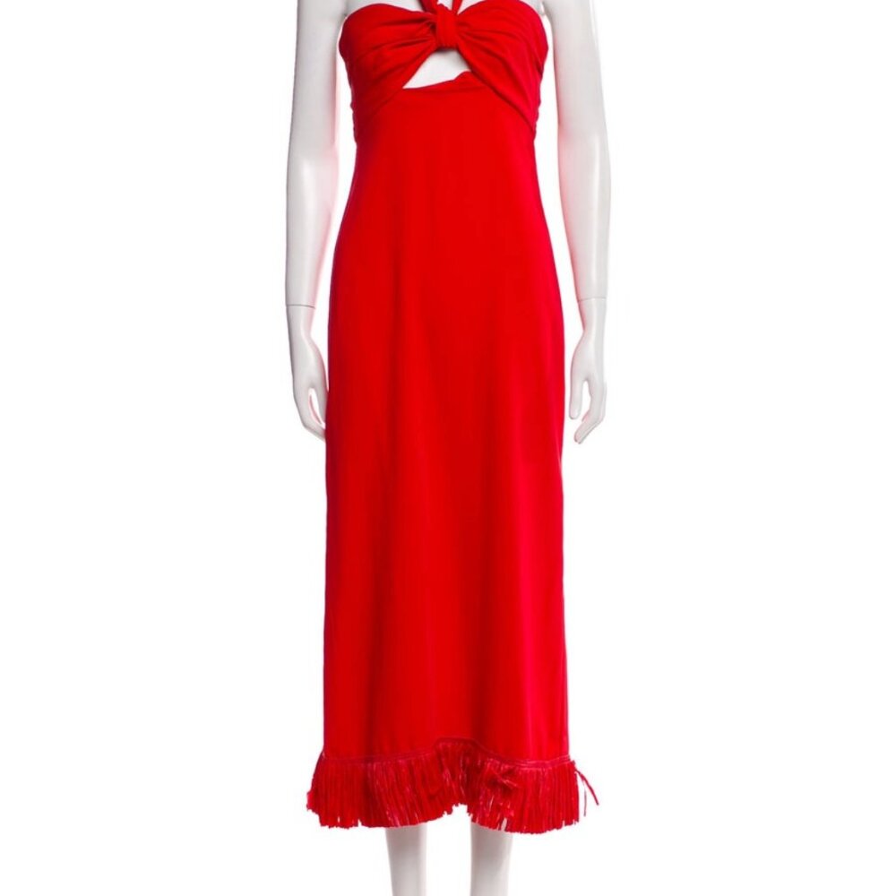 Johanna Ortiz Halterneck Long Dress - Picture 6 of 10